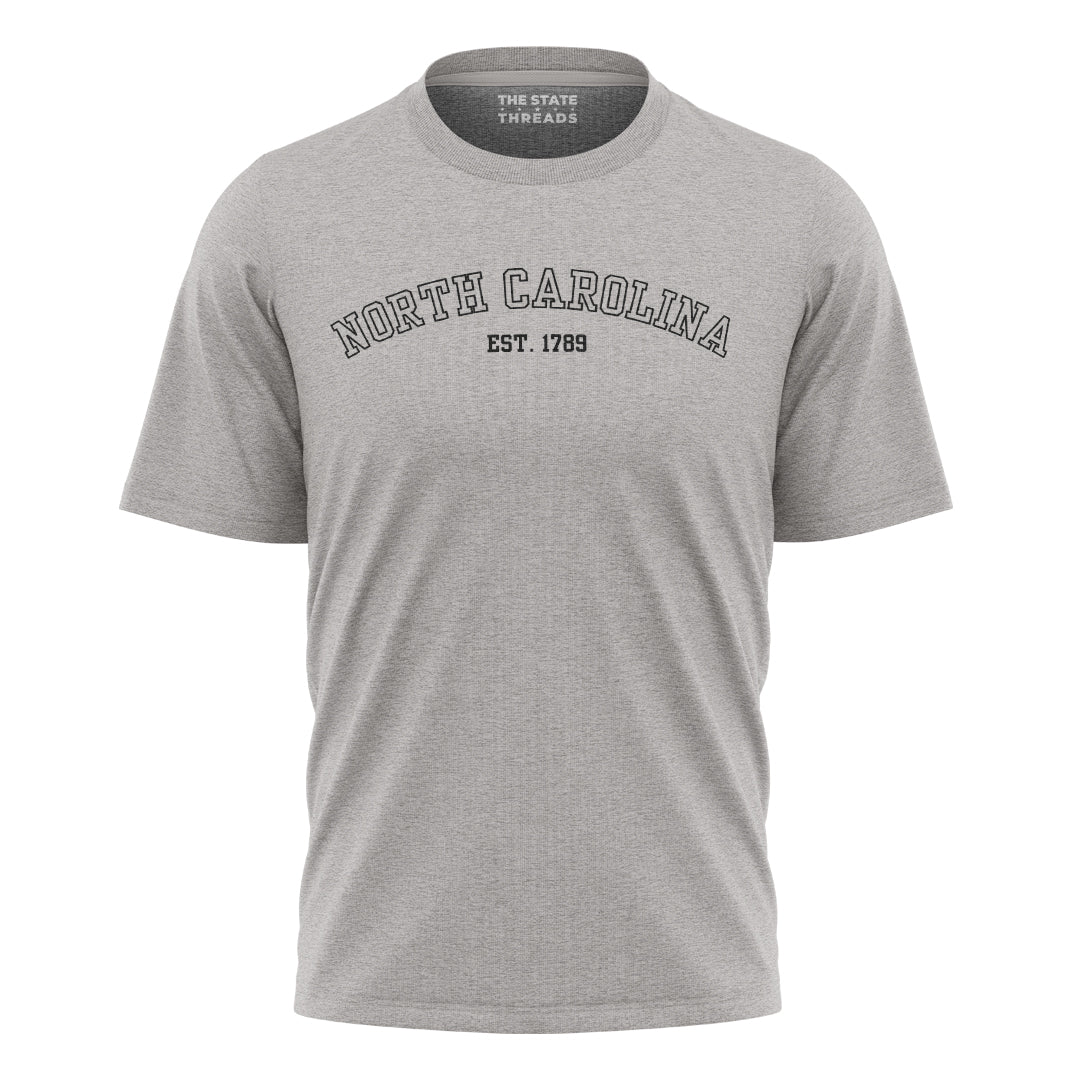 North Carolina EST 1789 Varsity Style Shirt