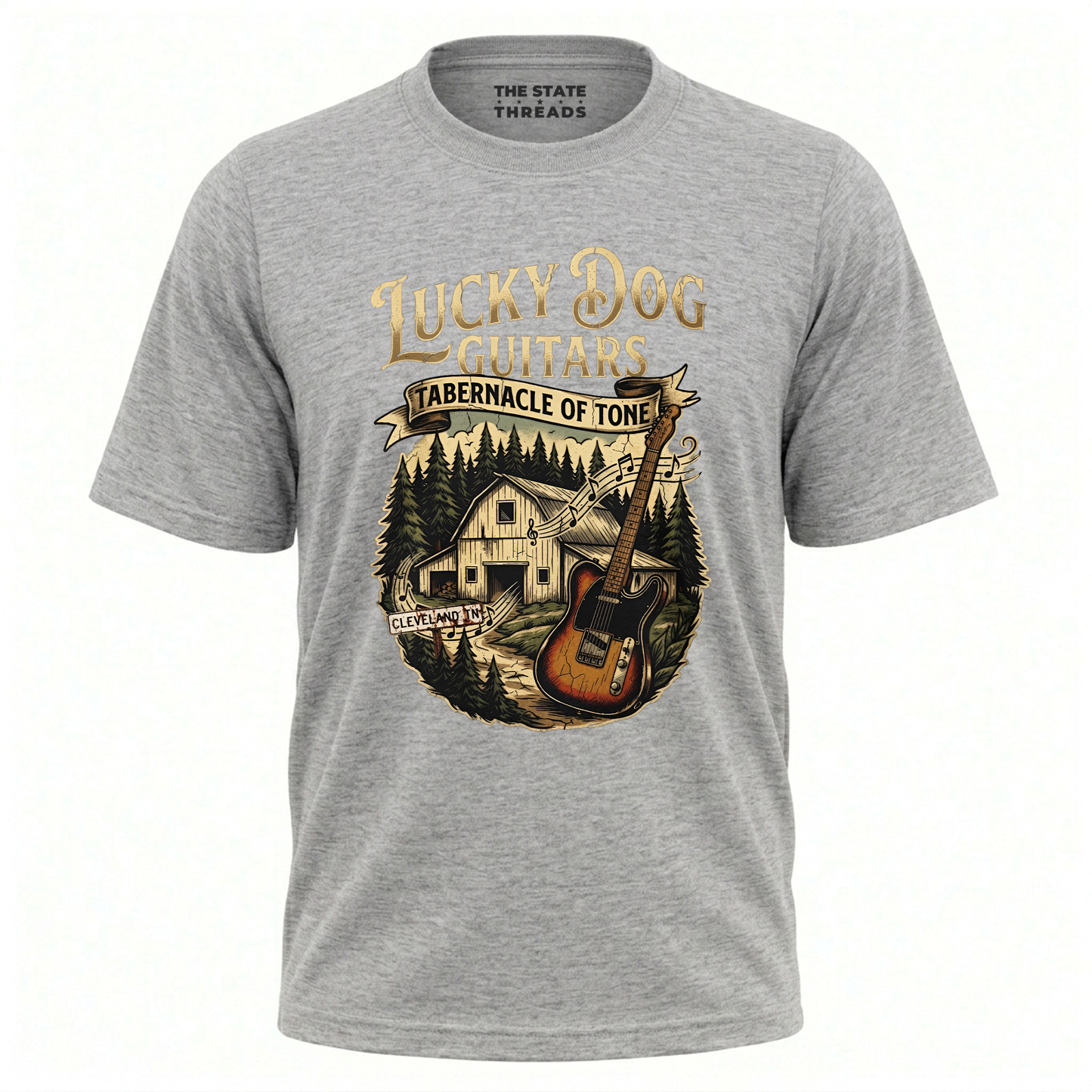 Tennessee Lucky Dog Guitars Vintage Country Barn Shirt