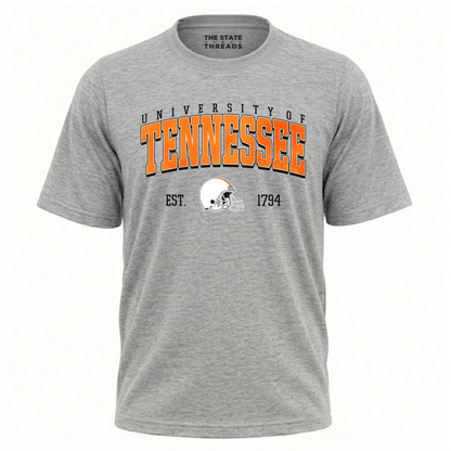 University of Tennessee Football Helmet Varsity Shirt