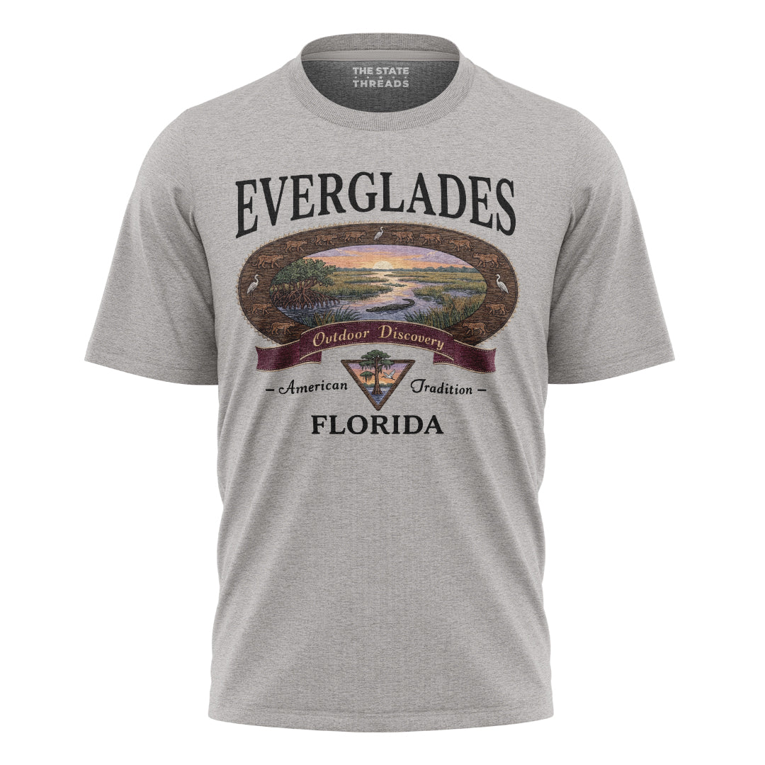 Everglades Florida Outdoor Discovery American Tradition Vintage Shirt