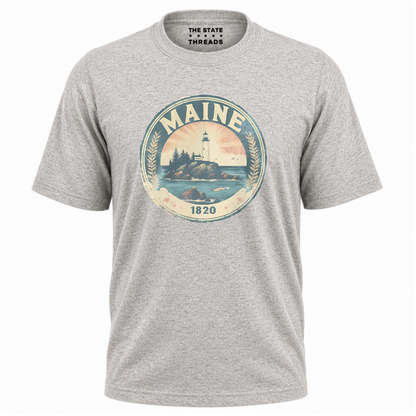 Maine Lighthouse Vintage Coastal Heritage Shirt