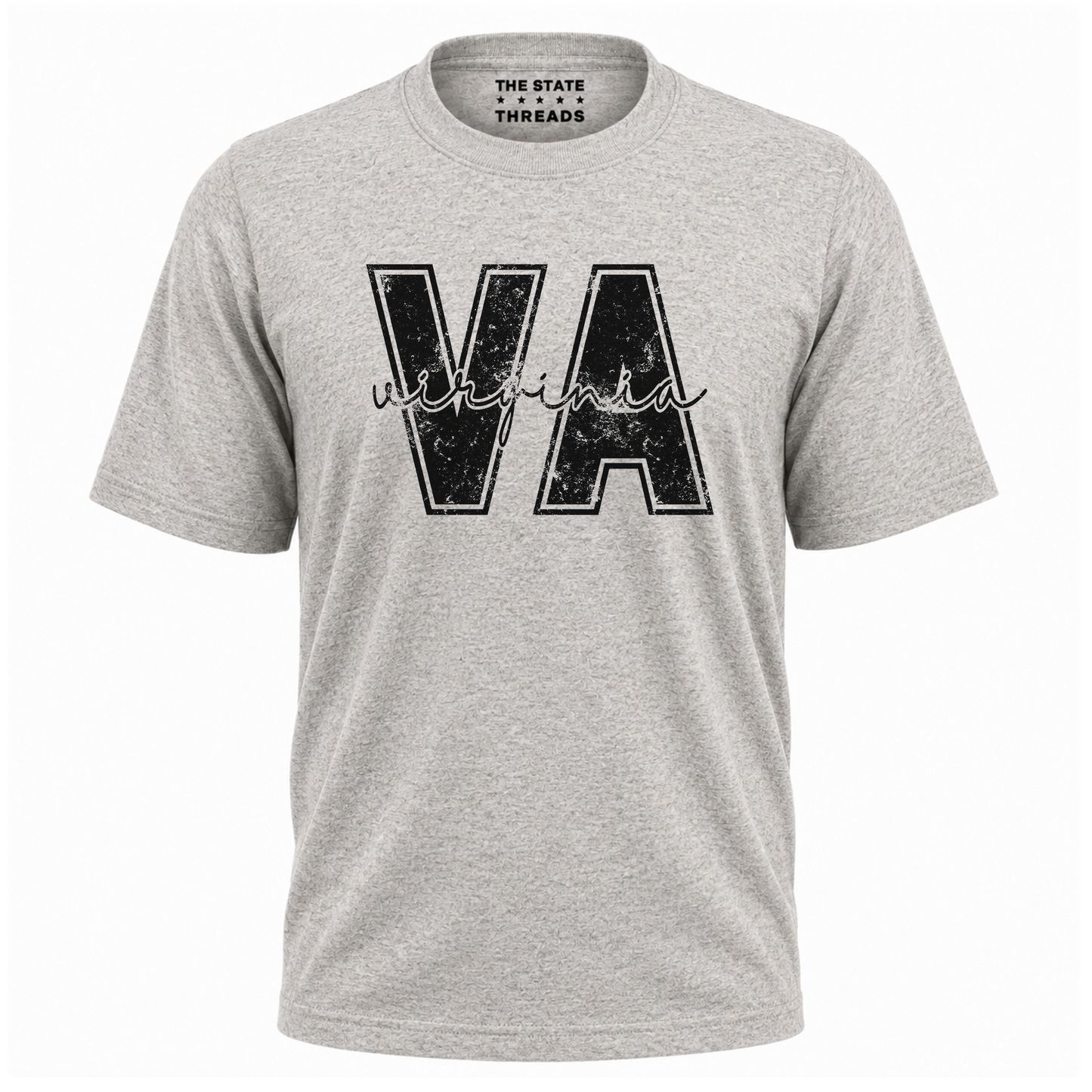 Virginia Varsity Letter Distressed State Shirt