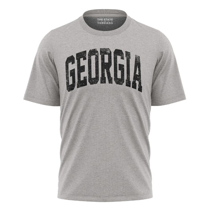 Georgia Bold Distressed Varsity State Pride Shirt