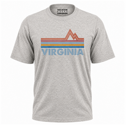 Virginia Mountain Retro State Pride Travel Shirt