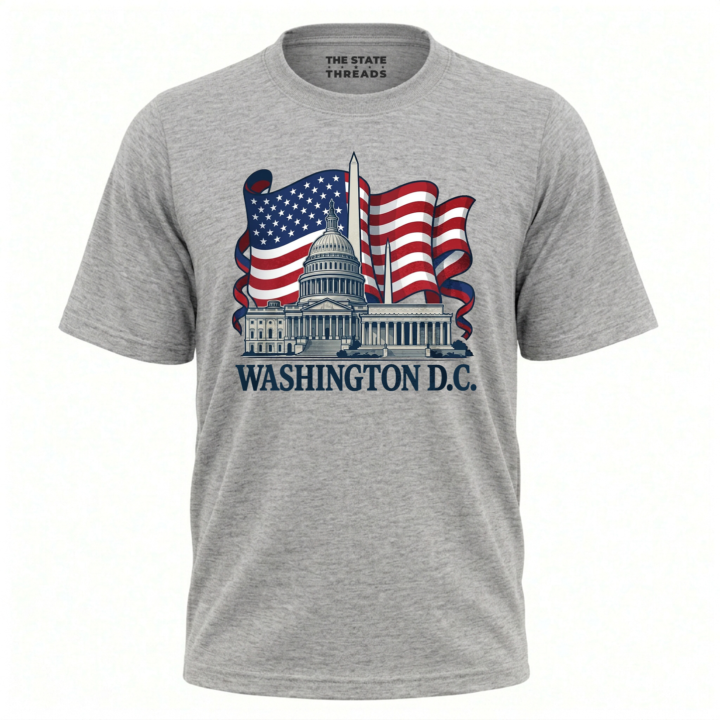 Washington D.C. Patriotic Capitol Flag Shirt