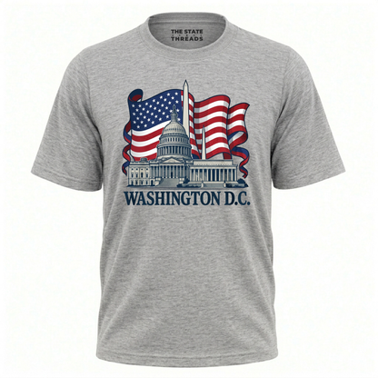 Washington D.C. Patriotic Capitol Flag Shirt