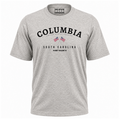 South Carolina Columbia Crossed Flags City Pride Shirt