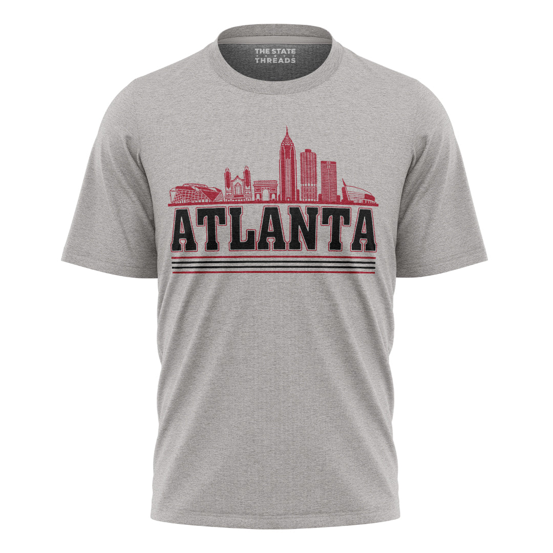 Atlanta Georgia City Skyline Collegiate Retro Vintage Shirt
