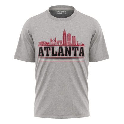 Atlanta Georgia City Skyline Collegiate Retro Vintage Shirt