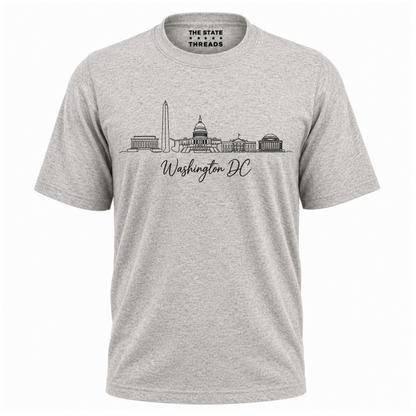 Washington DC Skyline Line Art Shirt