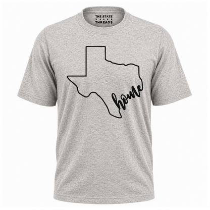 Texas Home State Outline Minimalist Shirt