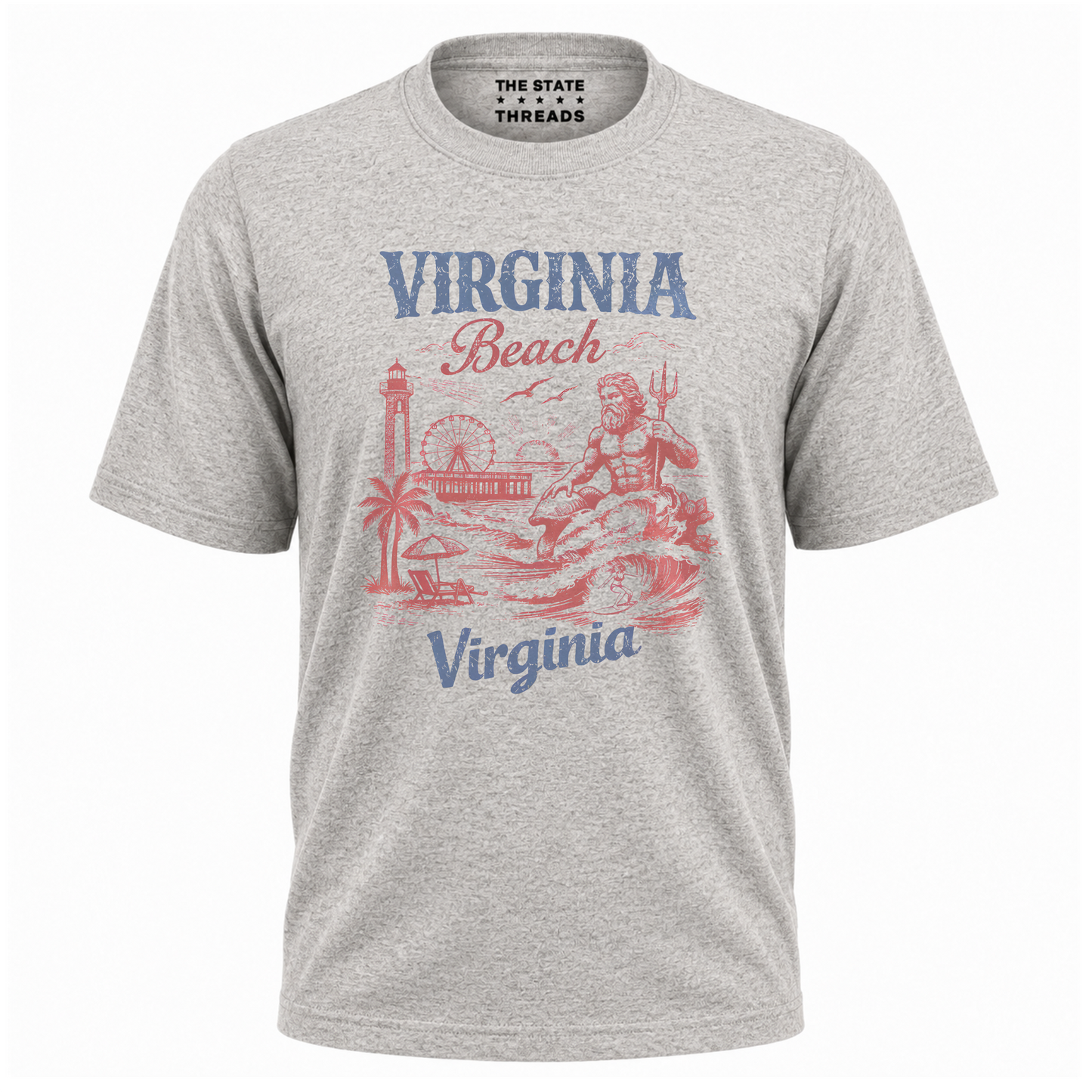Virginia Beach Coastal Boardwalk Vintage Shirt