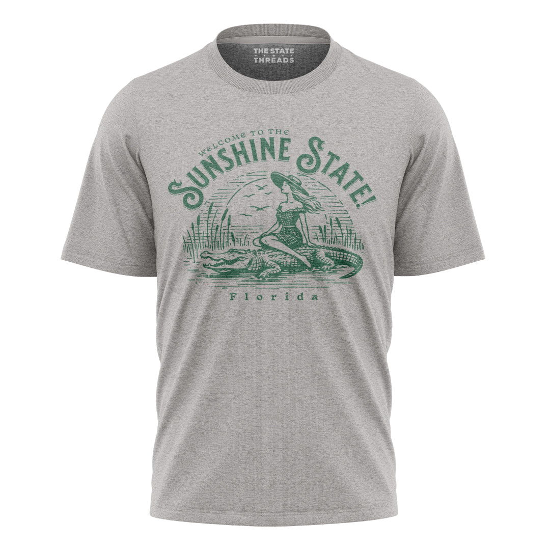 Welcome to Florida Sunshine State Alligator Shirt
