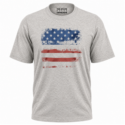 America Grunge USA Flag Distressed Patriotic Shirt