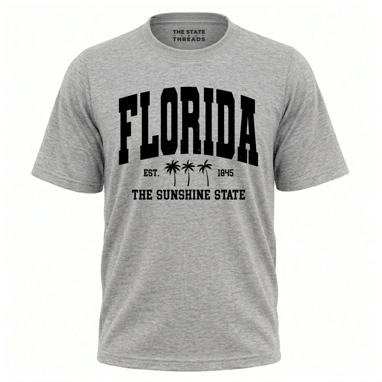 Florida The Sunshine State Vintage Palm Trees Varsity Shirt