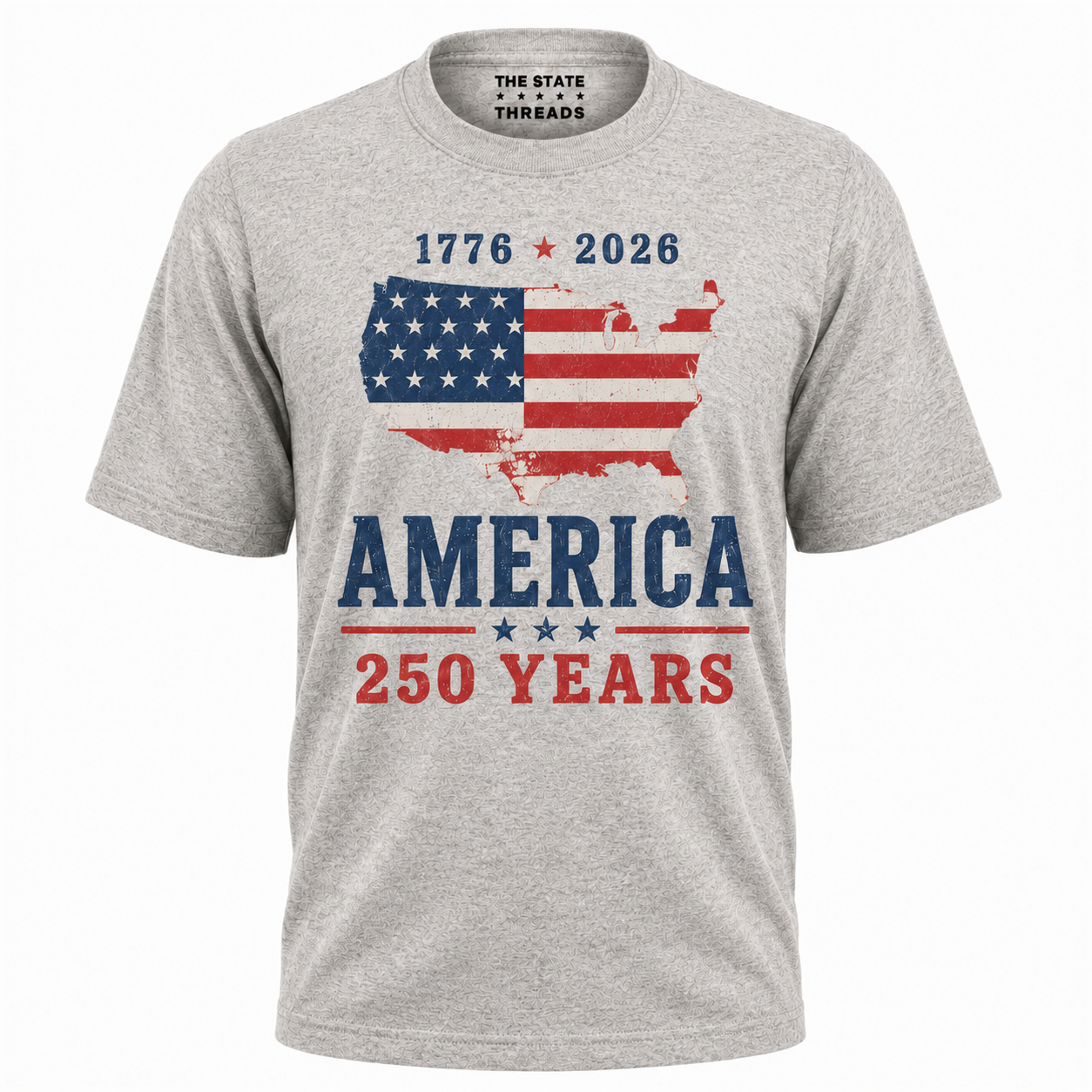 America 250 Years Flag Map 1776 2026 Shirt