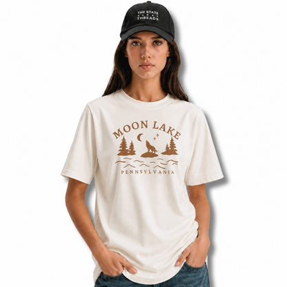 Pennsylvania Moon Lake Wolf Shirt