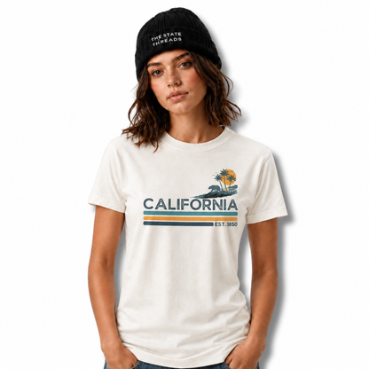 California Bear Palm Tree Sunset Shirt