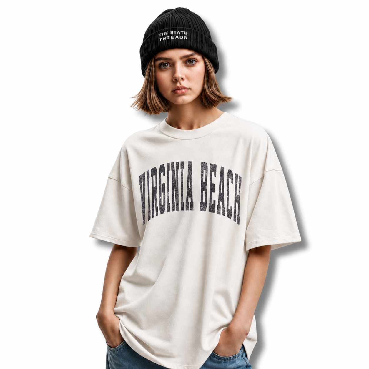 Virginia Beach Distressed Bold Shirt