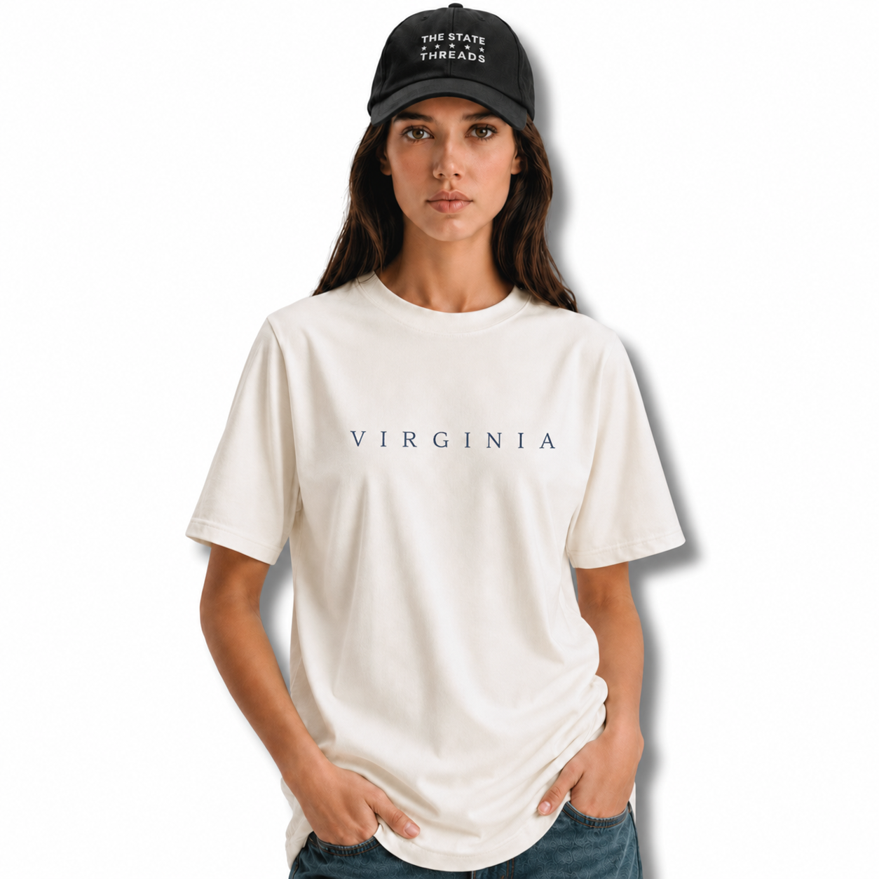 Virginia Minimalist Spaced Letter Shirt