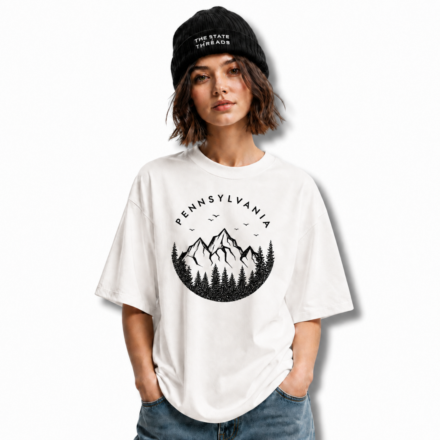 Pennsylvania Mountain Forest Silhouette Shirt