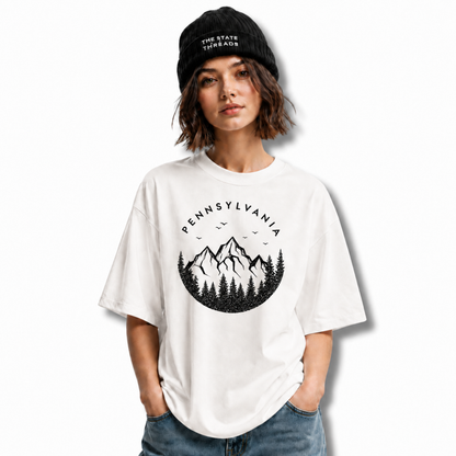 Pennsylvania Mountain Forest Silhouette Shirt