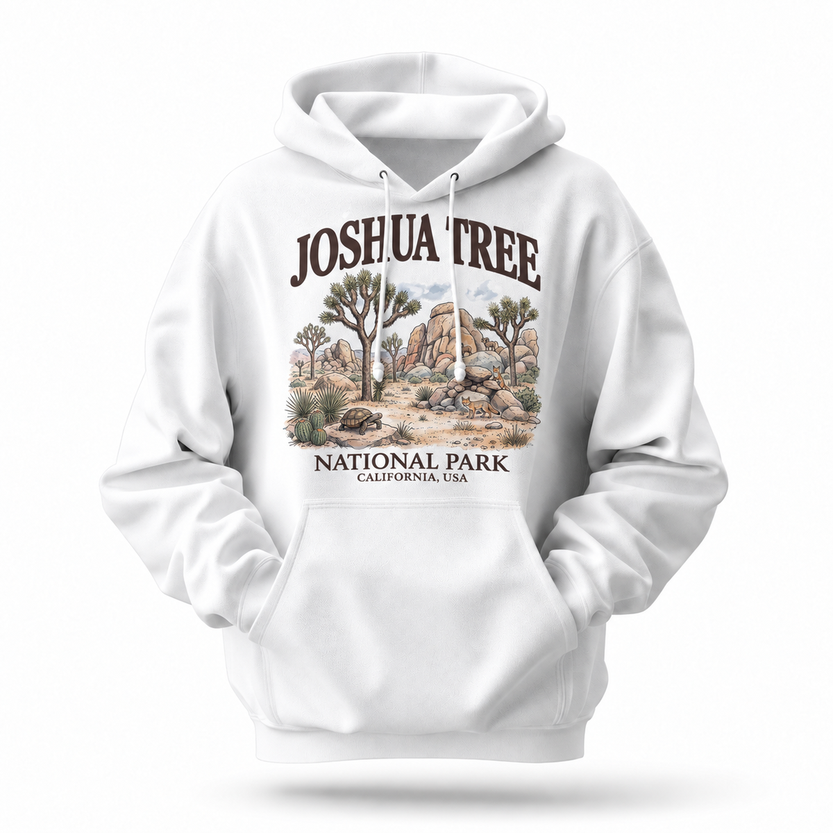 Joshua Tree National Park California Desert Vintage Hoodie