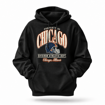 Chicago Property Of Gridiron Athletic Dept. Hoodie