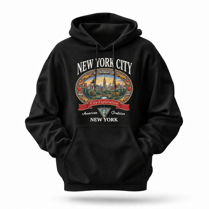 New York City City Exploration American Tradition Hoodie
