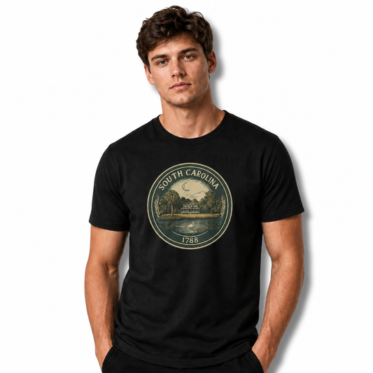 South Carolina 1788 Historic Landscape Emblem Shirt