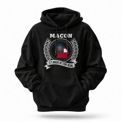Macon Georgia It's Where My Story Begins Hoodie