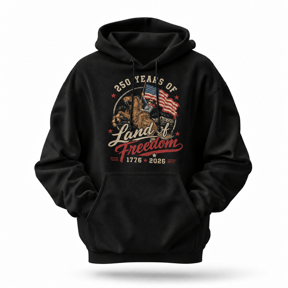 America 250 Years Land Of Freedom Hoodie