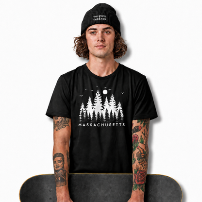 Massachusetts Pine Forest Nature Adventure Shirt