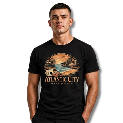 New Jersey Atlantic City Boardwalk Casino Graphic Shirt