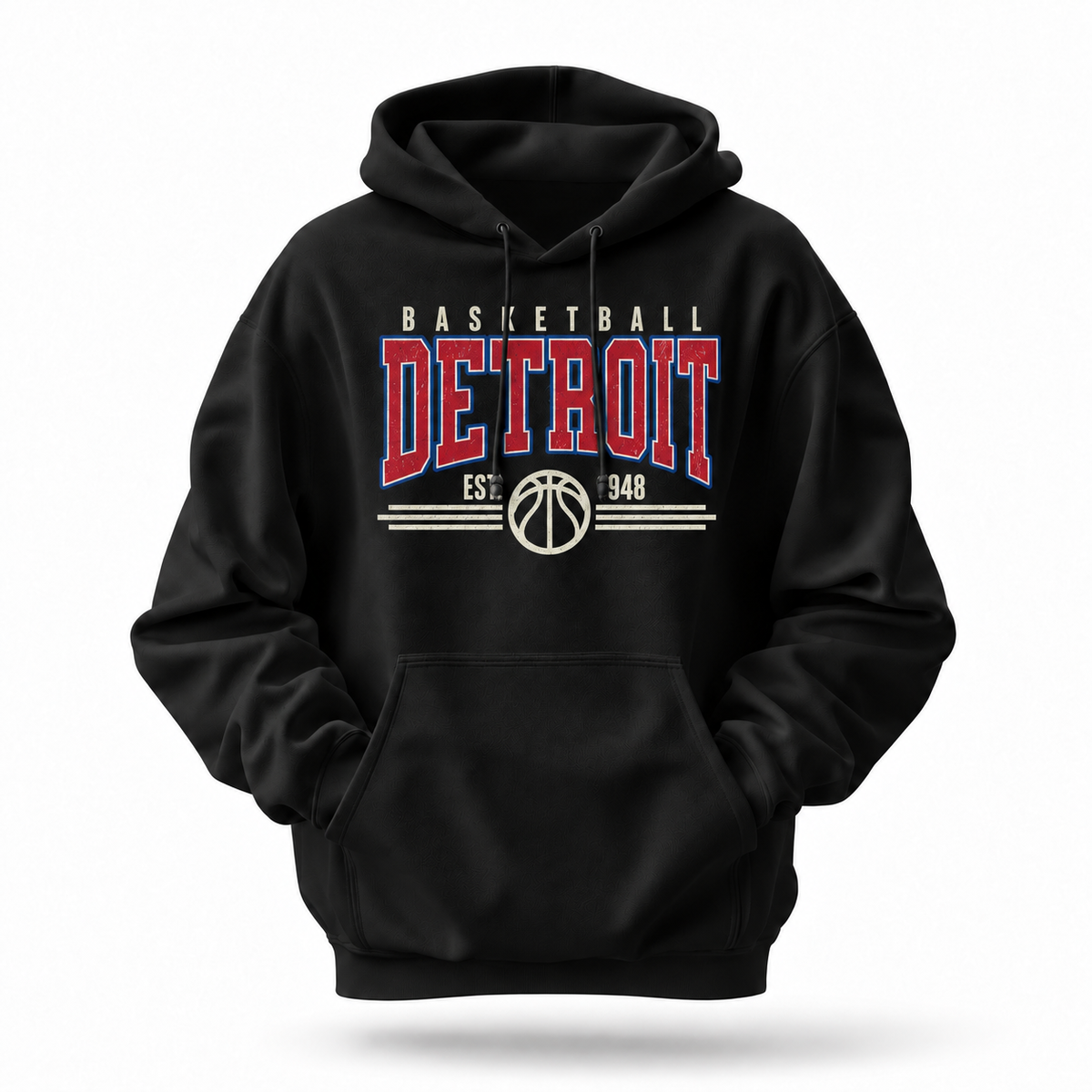Detroit Basketball Est 1948 Hoodie