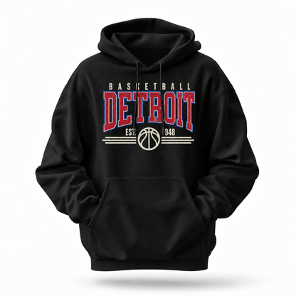 Detroit Basketball Est 1948 Hoodie