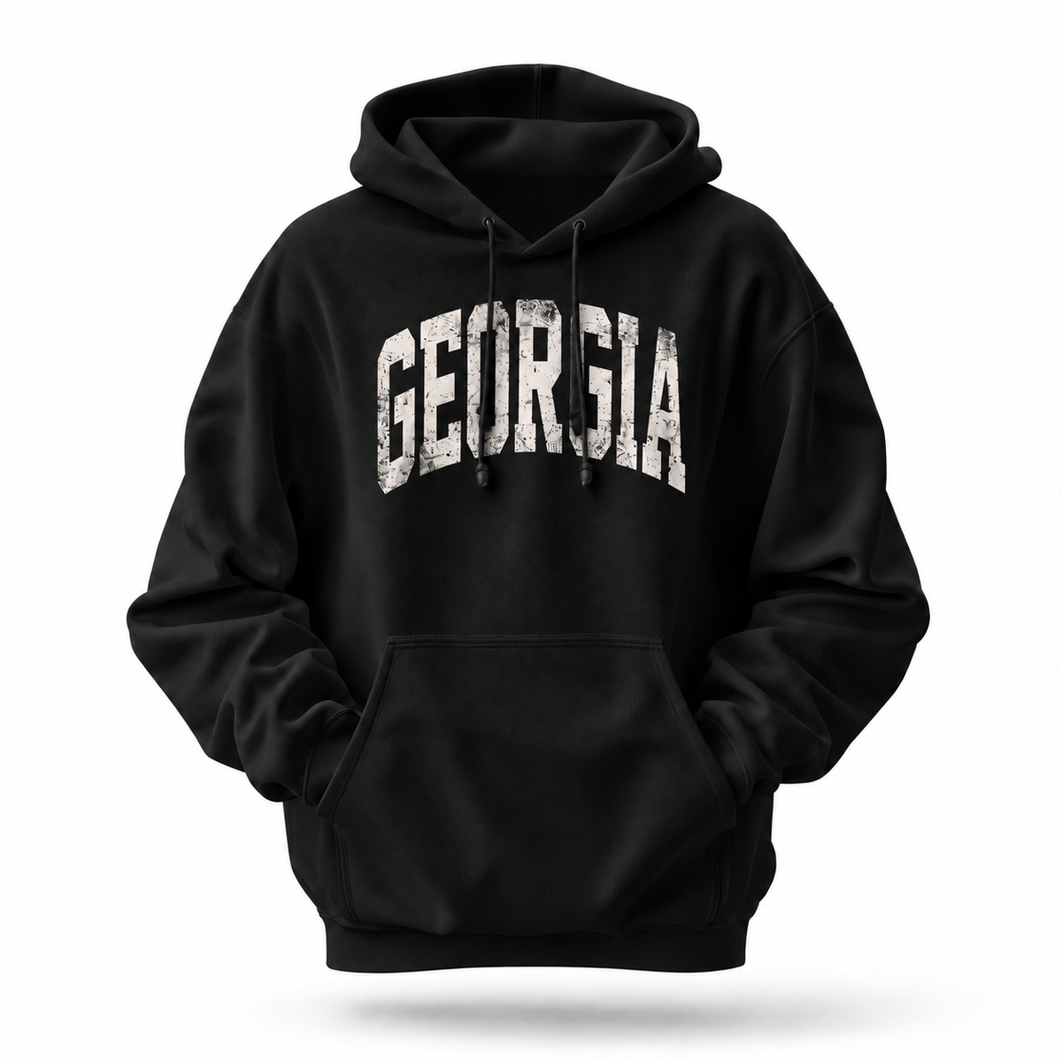 Georgia Vintage Arch Distressed Hoodie