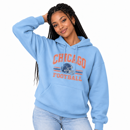 Chicago Football Vintage 1920 Helmet Hoodie