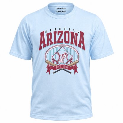 Arizona Baseball EST 1998 Vintage Batter Stadium Shirt
