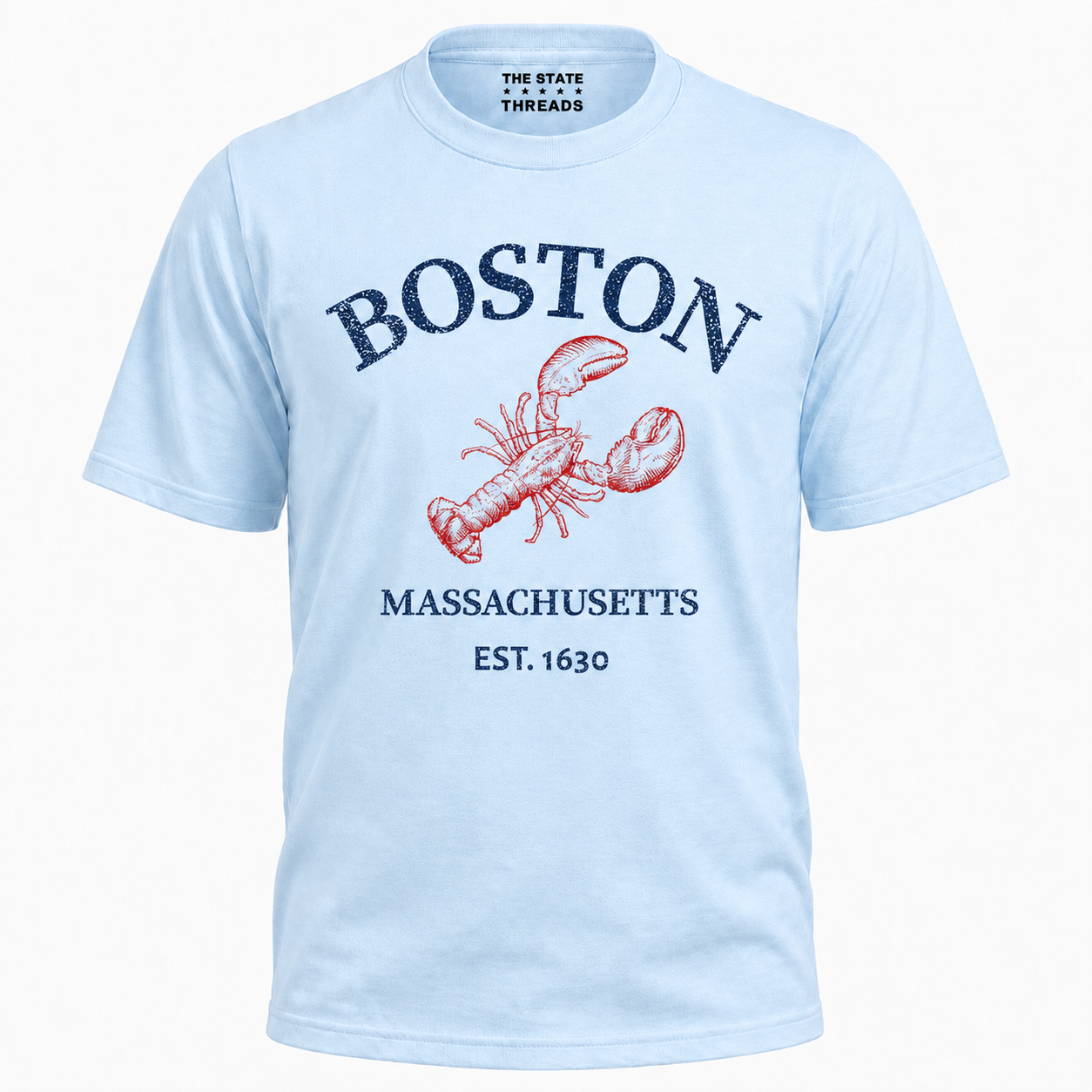Boston Massachusetts Vintage Lobster Graphic Shir