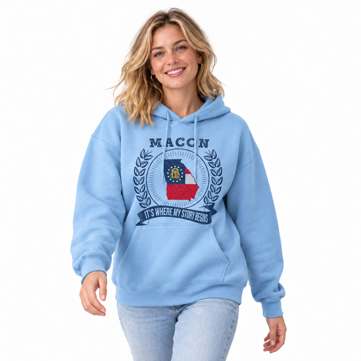 Macon Georgia It's Where My Story Begins Hoodie