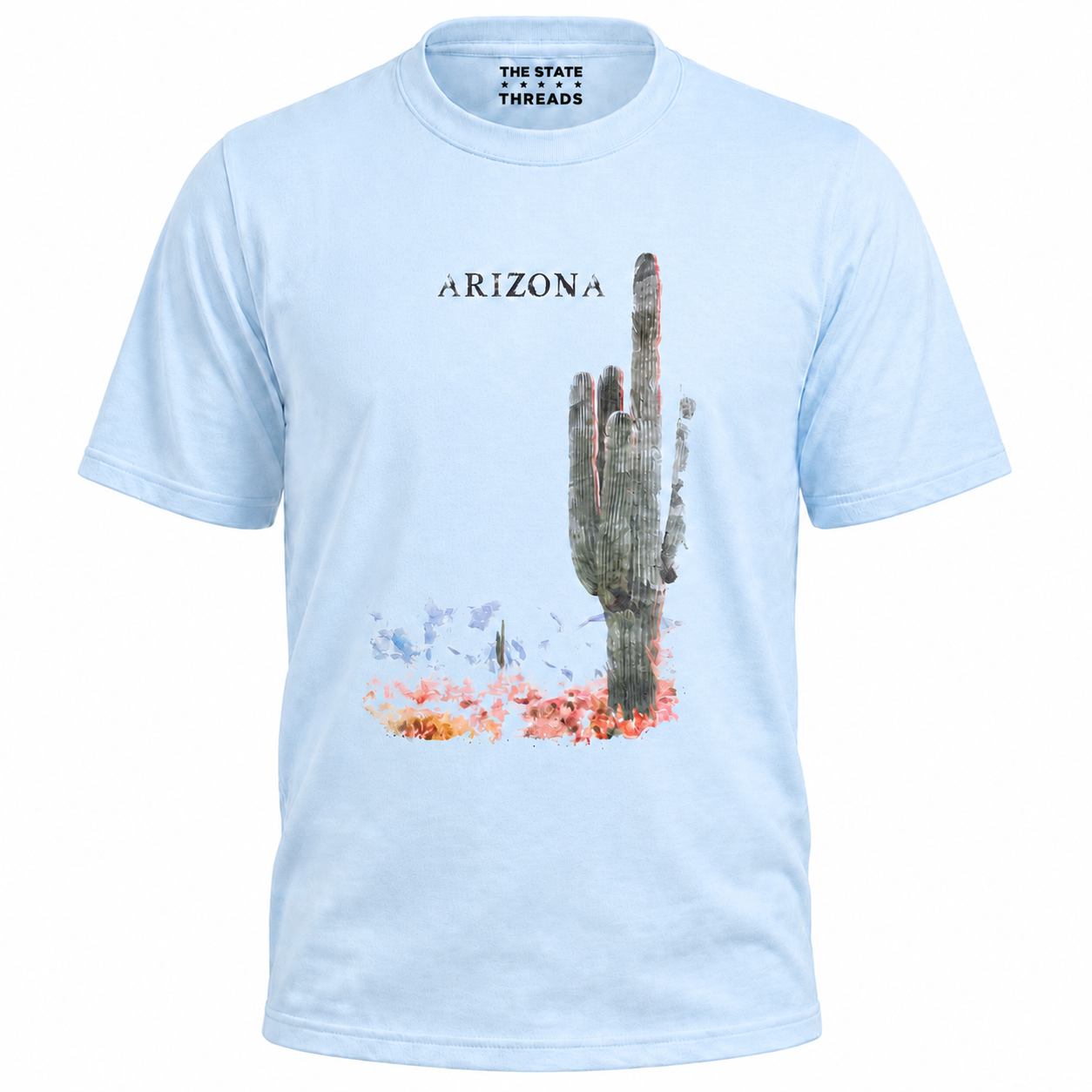 Arizona Saguaro Cactus Desert Watercolor Landscape Shirt