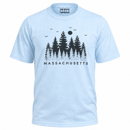 Massachusetts Pine Forest Nature Adventure Shirt