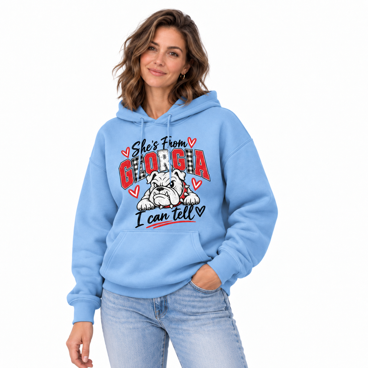 Georgia She's From Georgia I Can Tell Hoodie