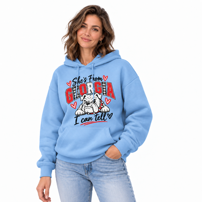 Georgia She's From Georgia I Can Tell Hoodie