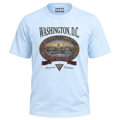 Washington DC Vintage City Discovery Skyline Shirt