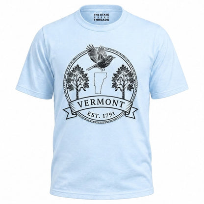 Vermont Hermit Thrush Sugar Maple State Emblem Shirt