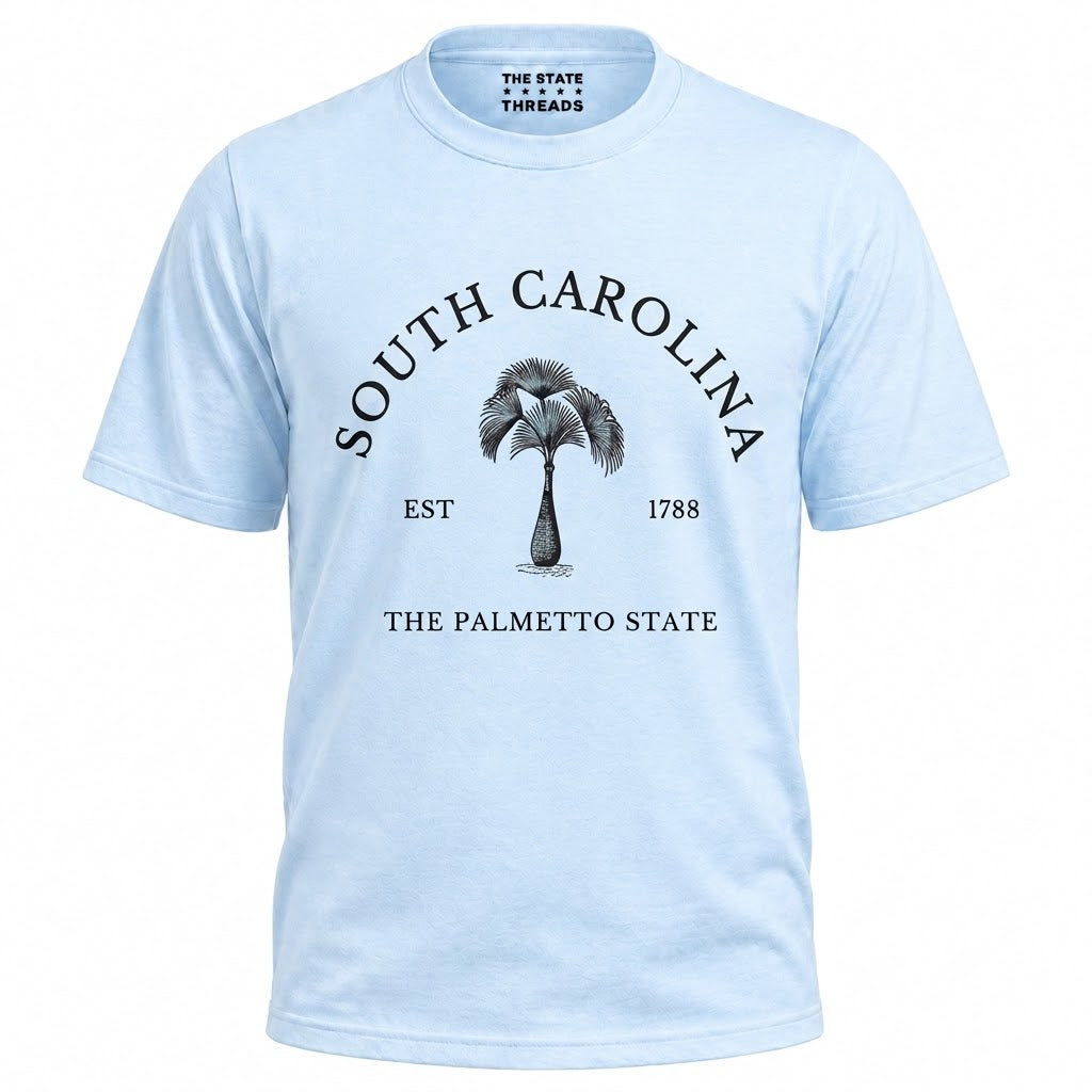 South Carolina Palmetto State Vintage Tree Graphic Shirt