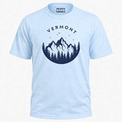 Vermont Mountain Forest Badge Shirt