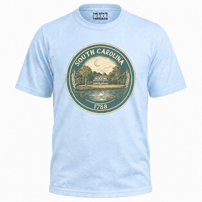 South Carolina 1788 Historic Landscape Emblem Shirt
